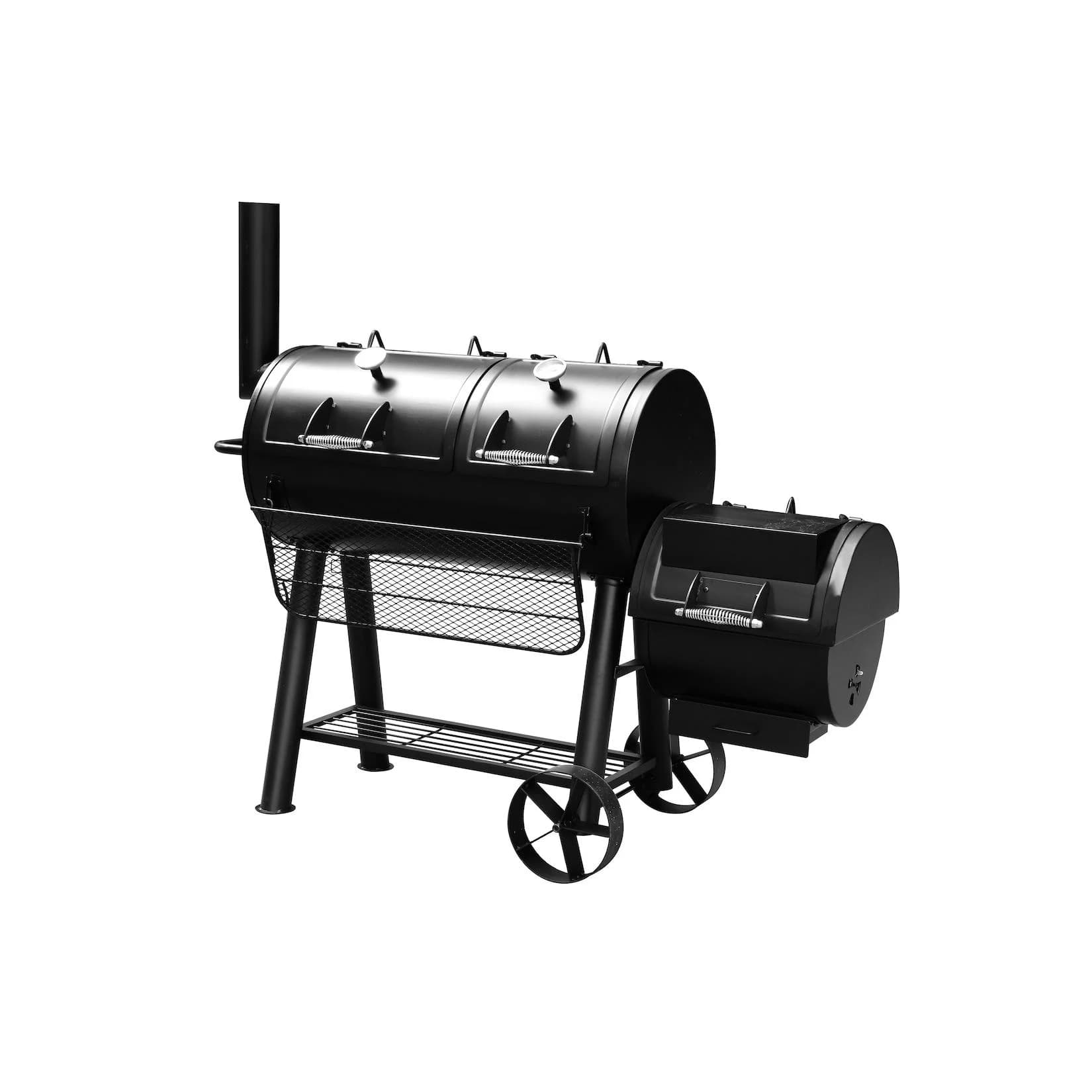 Smoker EL FUEGO Minnesota Schwarz Niedertemperaturgaren