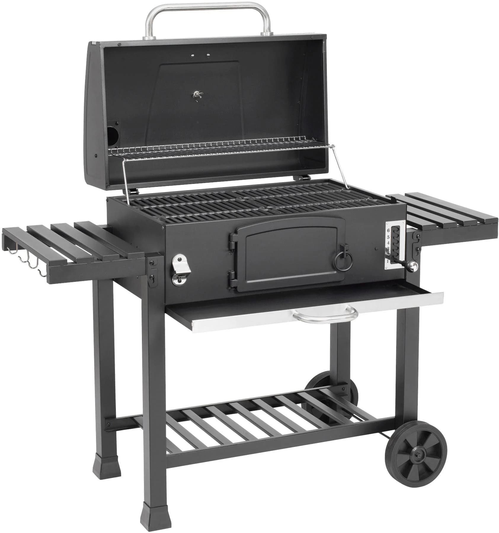 Smoker EL FUEGO Ontario XXL Holzkohlegrill Schwarz - Bild 2