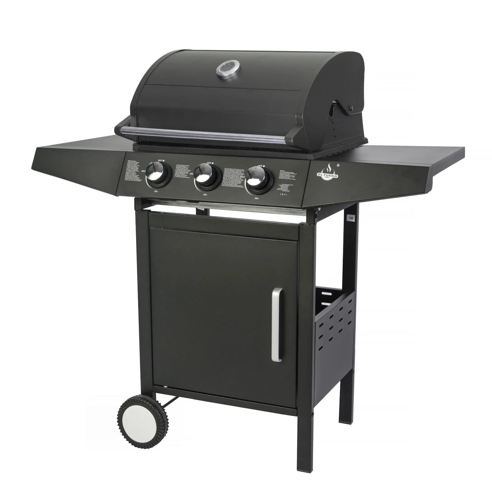Gasgrill EL FUEGO San Angelo Schwarz