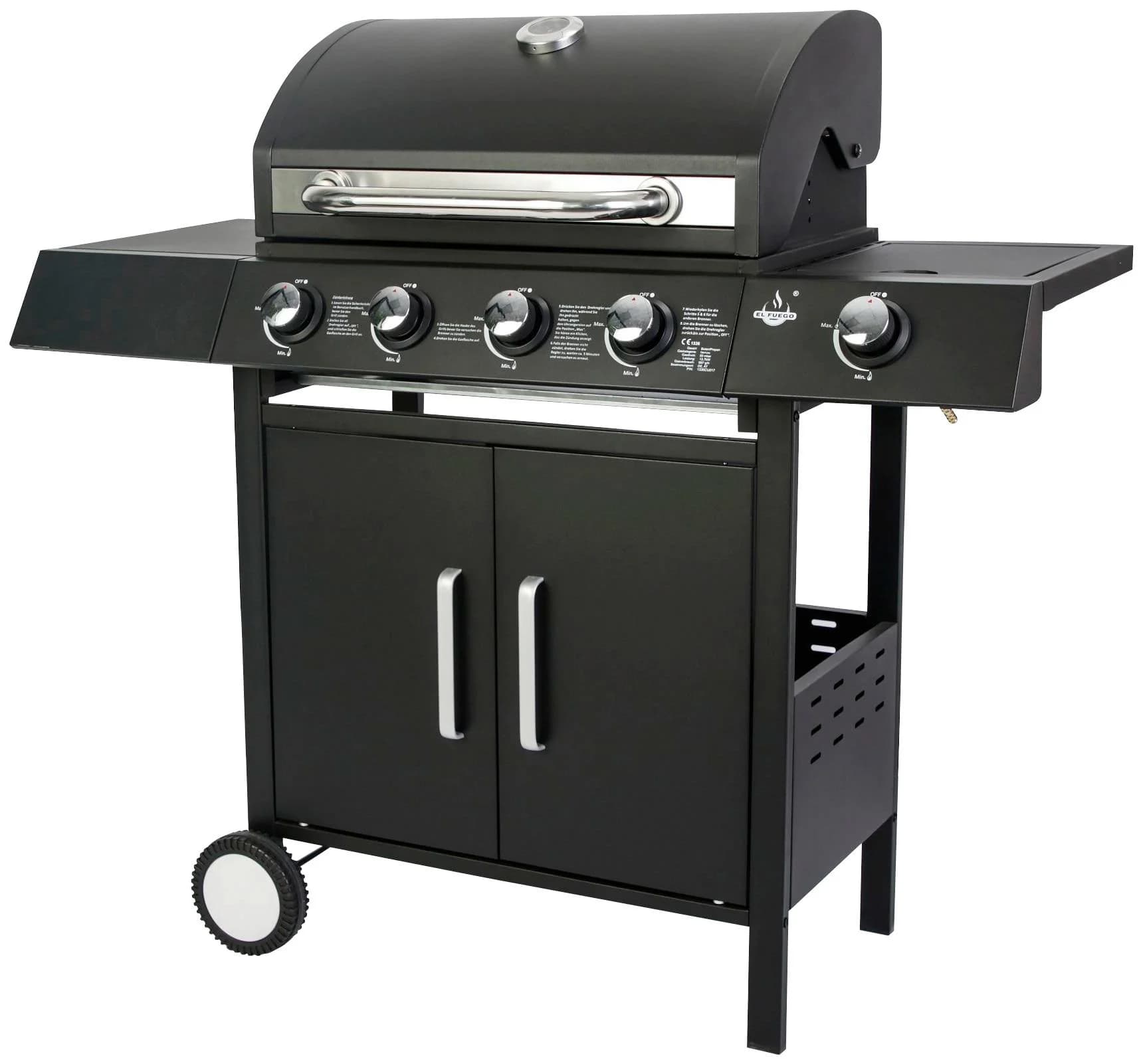 Gasgrill EL FUEGO San Angelo Schwarz - Bild 2