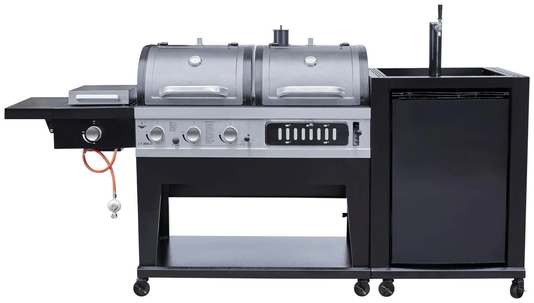 Kombigrill EL FUEGO "AY0599" Schwarz 3-in-1 mit Bierkühler - Bild 2