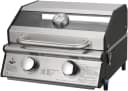 Gasgrill aus Gusseisen, Edelstahl und Glas Bild 2