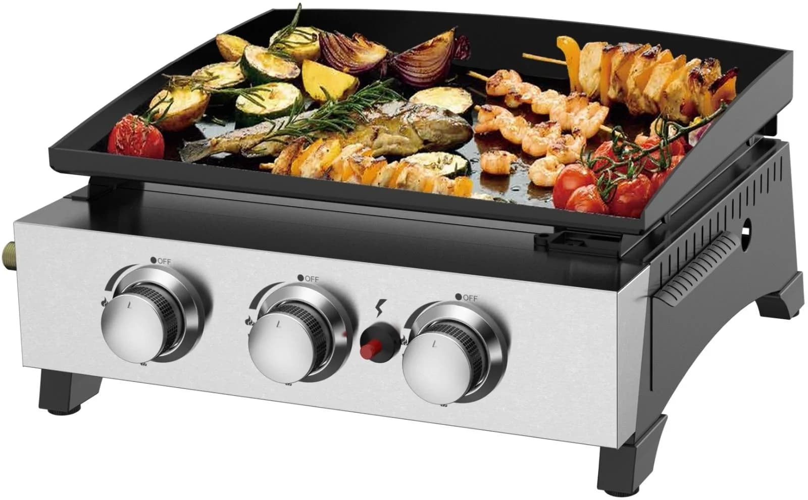 Gasgrill EL FUEGO Planchagrill Austin III Schwarz - Bild 2
