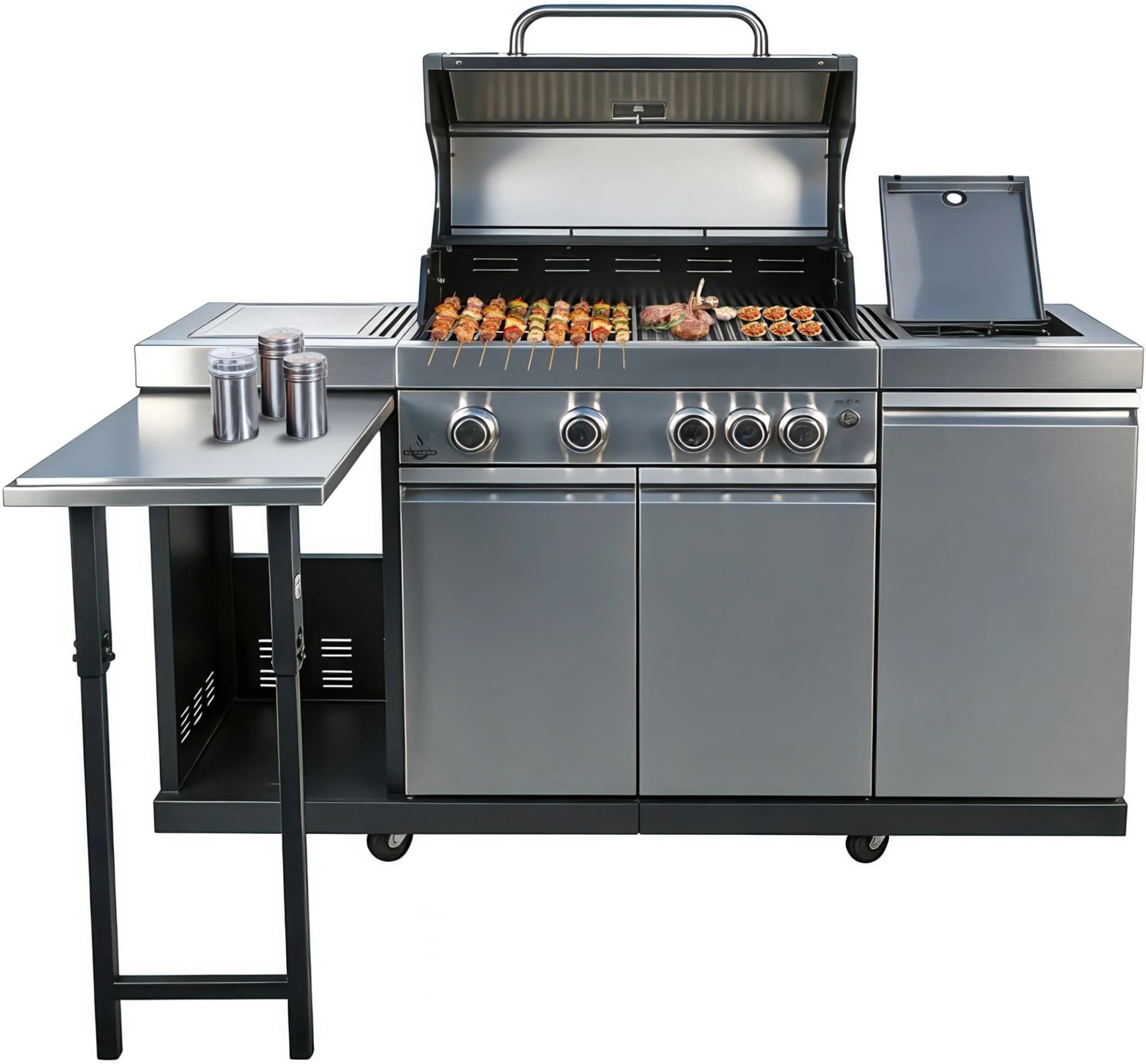El Fuego Grillküche Augusta 4+1 mit Eisbox - Bild 2
