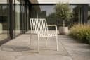 KAWOLA Gartenstuhl MIAVA Stapelbar Cremeweiß Kunststoff Bild 1