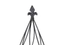 BURI Rankgitter Metall Rankhilfe antik grau 2er-Set Zwiebelform Bild 3