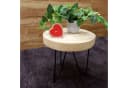 BURI Gartentisch Dekotisch 29,5x29cm Beistelltisch Pflanzenhocker Holztisch Bild 4