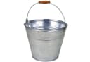 BURI Zinkeimer 10L mit Holzgriff - Nostalgischer Pflanzkübel Bild 1