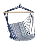 BURI Hängesessel aus Baumwolle Blau/Grau Bild 2