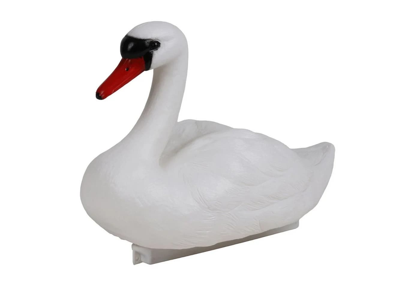 BURI Teichfigur Schwan Weiß Kunststoff Teichdeko Gartenfigur - Bild 2
