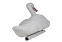 BURI Teichfigur Schwan Weiß Kunststoff Teichdeko Gartenfigur Bild 3
