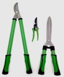 BURI Astschere 3er-Set Heckenschere Astschere Rosenschere Bild 2