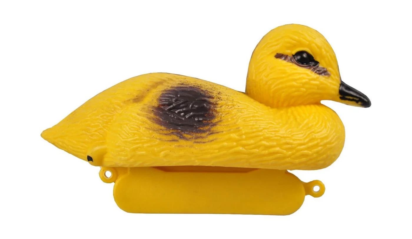 BURI Teichfigur Entenküken 13cm Dekoente Teichdeko