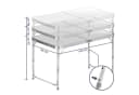 Goods+Gadgets Klapptisch Weiß - Multifunktionaler Camping- und Gartentisch Bild 3