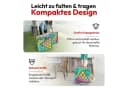 Goods+Gadgets Klappbarer Beer Pong Tisch, Aluminium, 240x55 cm Bild 3
