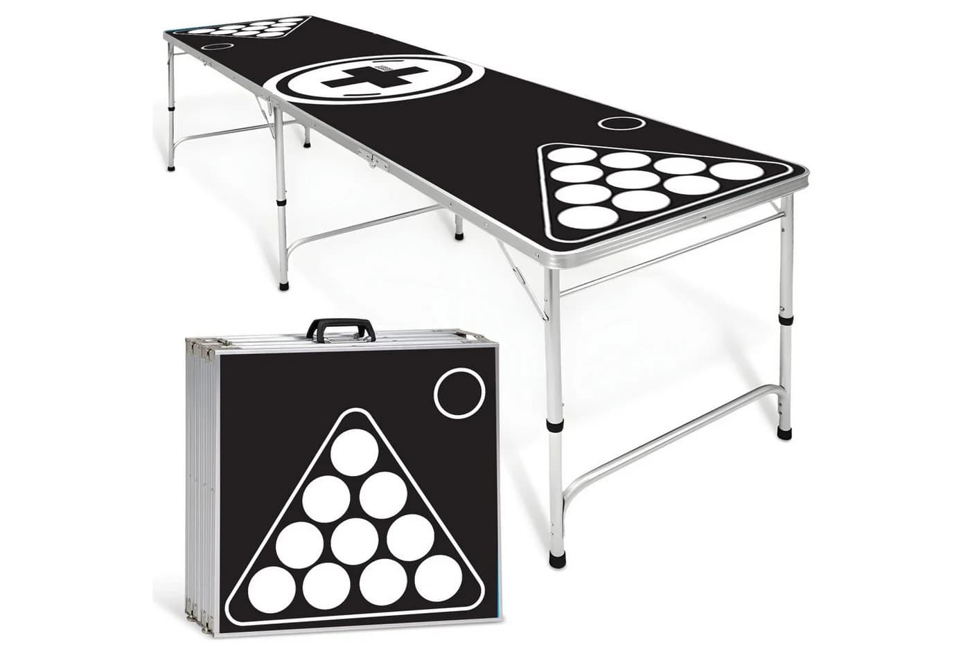 Goods+Gadgets Klappbarer Beer Pong Tisch, Höhe verstellbar, Kratzfest, Perfekt für jede Party - Bild 2