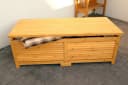 Kissenbox Holz imprägniert 140x65 cm Bild 1