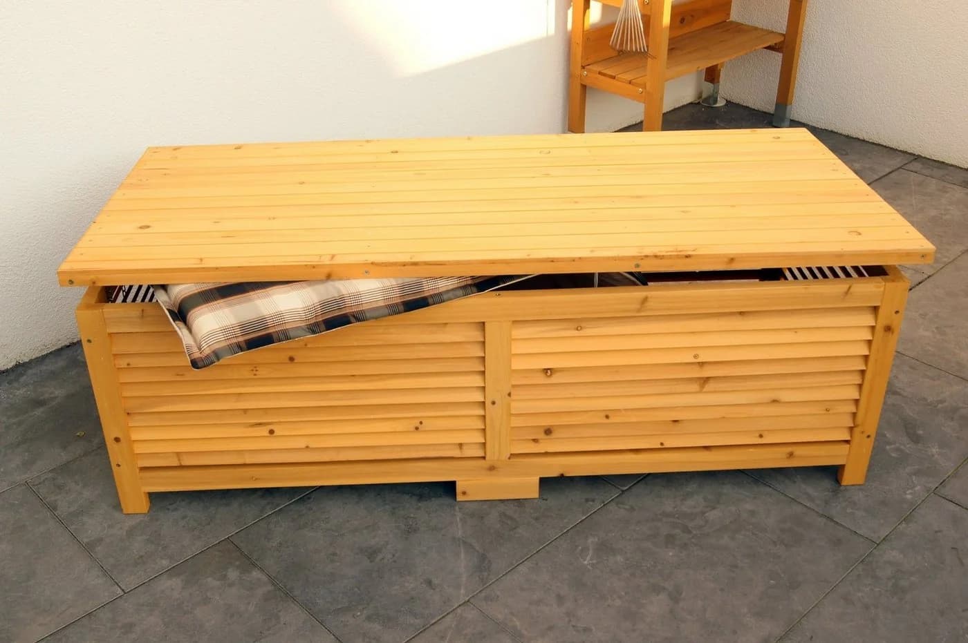 Kissenbox Holz imprägniert 140x65 cm