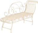 CLP Gartenbank Karma Nostalgische Metallbank Beige Bild 2