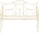 CLP Gartenbank 2-Sitzer Tara Eisenbank Antik-Creme Bild 3