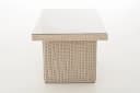 CLP Gartentisch Fisolo Polyrattan Glasplatte 5mm Bild 5