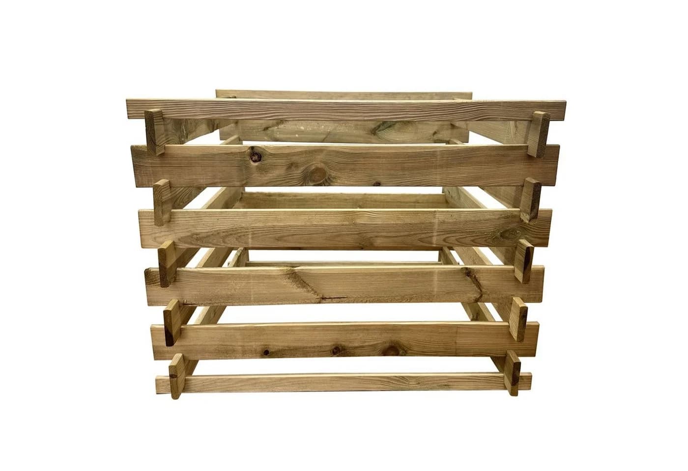 Loggyland Holzkomposter Stecksystem 560l Grün