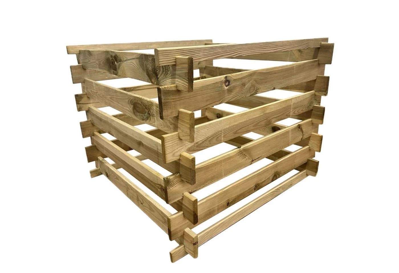 Loggyland Holzkomposter Stecksystem 560l Grün - Bild 2