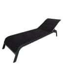 LAYNENBURG Liegenauflage Frottee 75x200 cm Anthrazit Bild 1