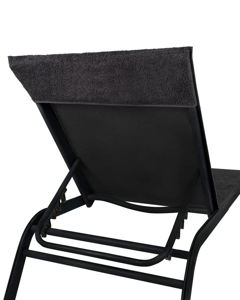 LAYNENBURG Liegenauflage Frottee 75x200 cm Anthrazit - Bild 3
