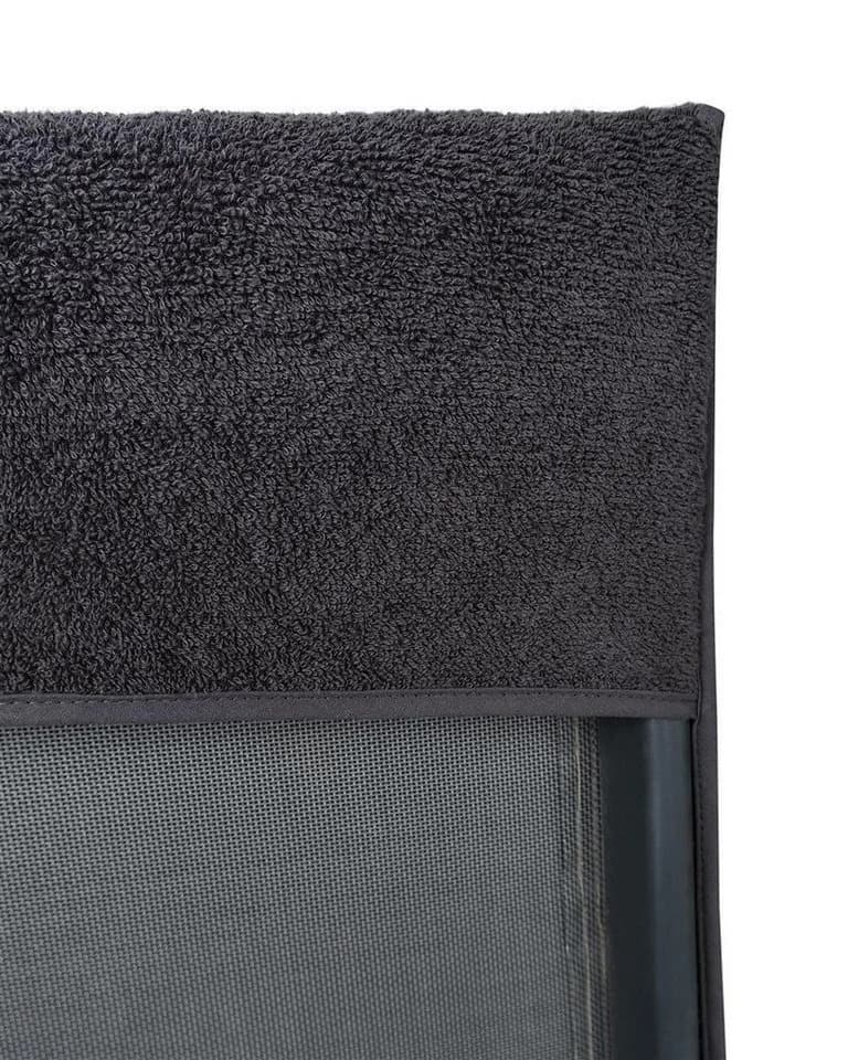 LAYNENBURG Liegenauflage Frottee 75x200 cm Anthrazit - Bild 4