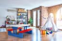 Deuba Kindersitzgruppe mit Sonnenschirm UV Schutz Tisch Bänke Bild 1