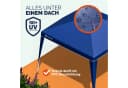 Casaria Pavillon Pop-Up 300x300 cm Blau UV-Schutz 50+ Bild 5
