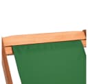 Casaria Gartenliege Grün Akazienholz Klappbar Verstellbar Bild 1