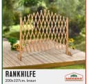 Gardebruk Spalier Rankgitter Gartenzaun Braun Holz Bild 1