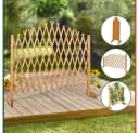 Gardebruk Spalier Rankgitter Gartenzaun Braun Holz Bild 4