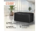 Casaria Auflagenbox Woody 280L Braun Holz-Optik Wetterfest Bild 4