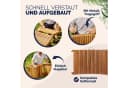 Casaria Gartenliege Braun FSC®-zertifiziert Akazie Klappbar Bild 4