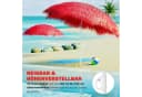 Kingsleeve Sonnenschirm Hawaii Rot Neigbar Höhenverstellbar Bild 1