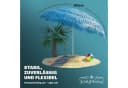 Kingsleeve Sonnenschirm Hawaii Blau 160 cm Neigbar Höhenverstellbar Bild 5