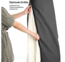Deuba Sonnenschirm-Schutzhülle Grau Polyester 3m/3,5m Bild 5