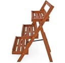 Casaria Pflanzentreppe 3-stufig FSC®-zertifiziertes Akazienholz Bild 4