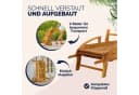 Casaria Gartenliege Tami Sun 2er Set Klappbar Wetterfest Holz Bild 5