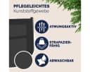 Casaria Gartenstuhl Hochlehner Klappbar 8-fach Verstellbar Aluminium Schwarz Bild 4