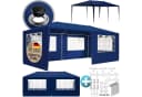 Casaria Partyzelt Rimini Blau 18m² UV-Schutz Wasserabweisend Bild 2