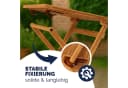Casaria Klapptisch Balkontisch Klappbar Holz 70x70cm Bild 5