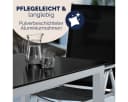 Casaria Garten-Essgruppe Bern 9-tlg. Aluminium Schwarz/Silber Wetterfest Bild 5