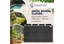 Casaria Pflanzkübel 4 Innentöpfe Polyrattan Schwarz Bild 4