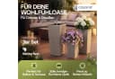 Casaria Pflanzkübel 3er Set Polyrattangeflecht Bild 1
