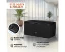 Casaria Auflagenbox Rato Plus Anthrazit 290L mit Rollen Bild 4