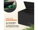 Casaria Auflagenbox Rato Plus Anthrazit 290L mit Rollen Bild 5